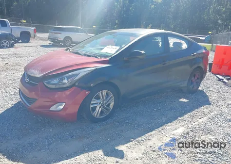 2012 Hyundai Elantra Gls (Ulsan Plant) from USA, damaged, VIN KMHDH4AE3CU183320